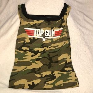 Top Gun Off Shoulder Upstyled Top T-shirt
